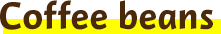 Coffee beans